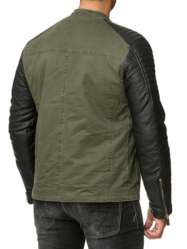 Redbridge Herren Biker Kunst-Lederjacke R-41451 - 7