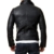 Prestige Homme Herren Jacke Kunstleder Biker Style Zipper Gesteppt Schwarz PR-22, Größe:XL;Farbe:Schwarz - 
